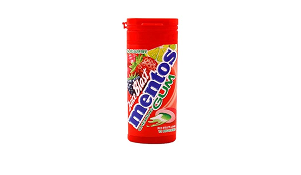 MENTOS CHEWING-GUM FRAISE 30G