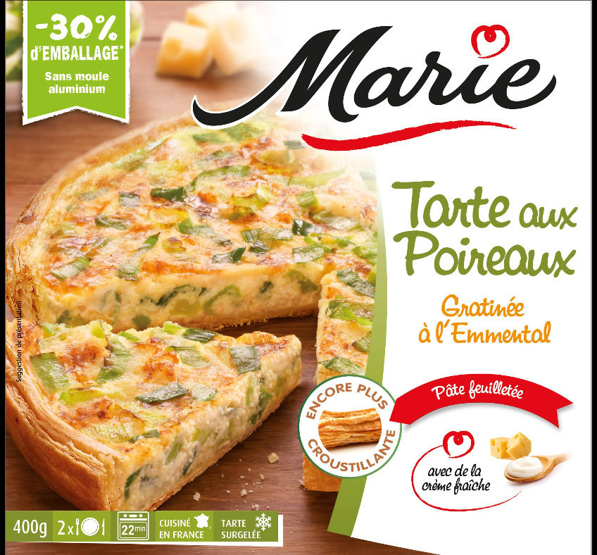 MARIE TARTE AUX POIREAUX 400G