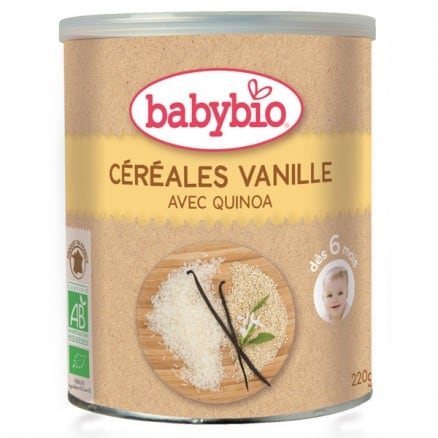 BABYBIO CEREALES VANILLES AVEC QUINOA 220G