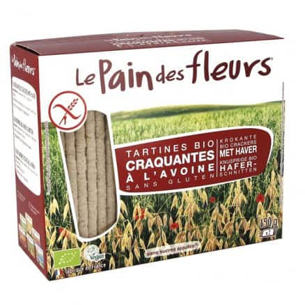 PAIN DES FLEURS TARTINES CRAQUANTES AVOINE SS GLUTEN