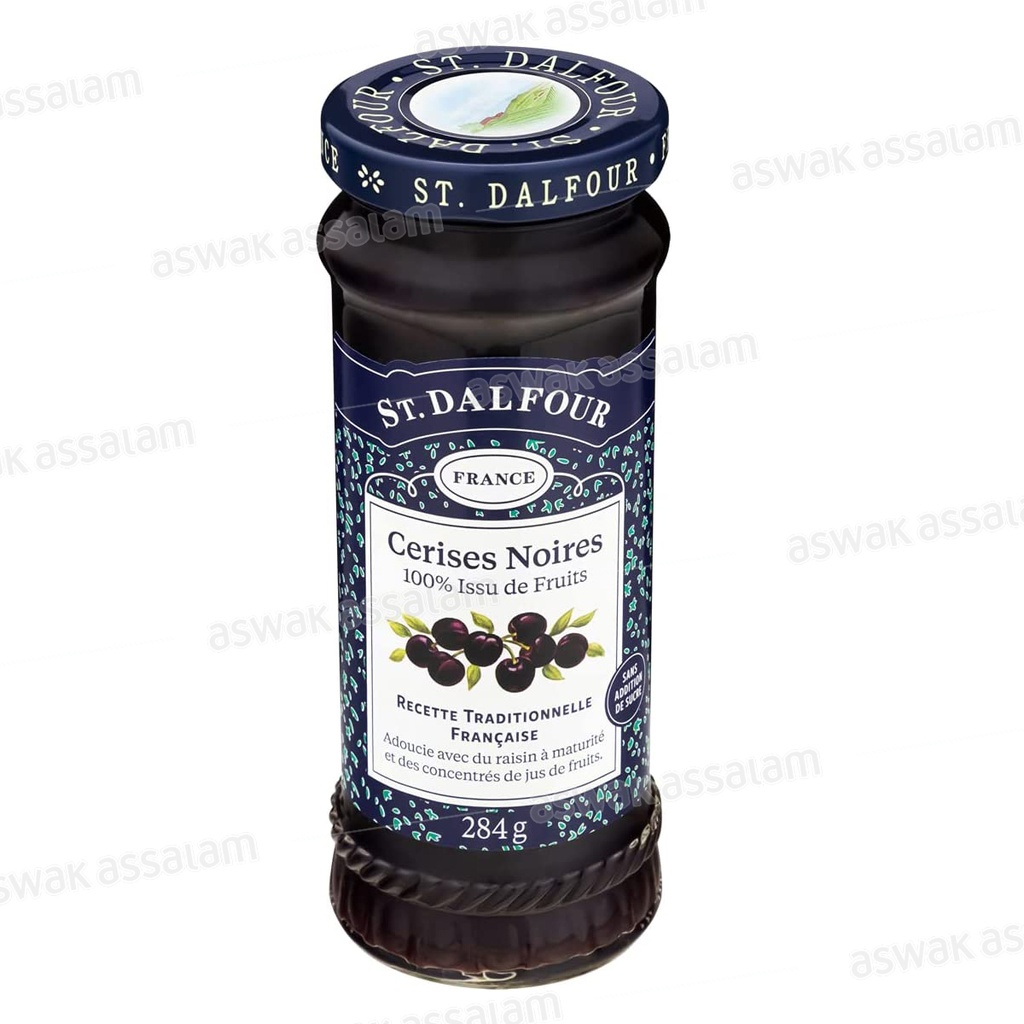 ST DALFOUR CONFITURE CERISES NOIRS 284G