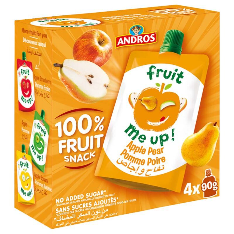 ANDROS FRUIT ME UP POMME&amp;POIRE 360G