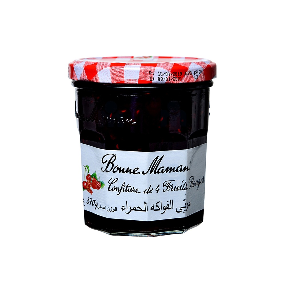 BONNE MAMAN CONFITURE DE 4FRUITS ROUGES 370G