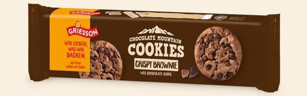 COOKIES AU CHOCOLAT BROWNIE GRIESSON-8 PIÈCES