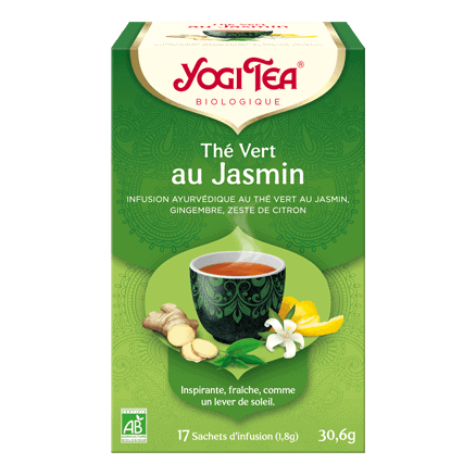 YOGI TEA THÉ VERT AU JASMIN