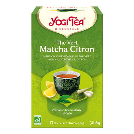 YOGI TEA GREEN TEA MATCHA LEMON