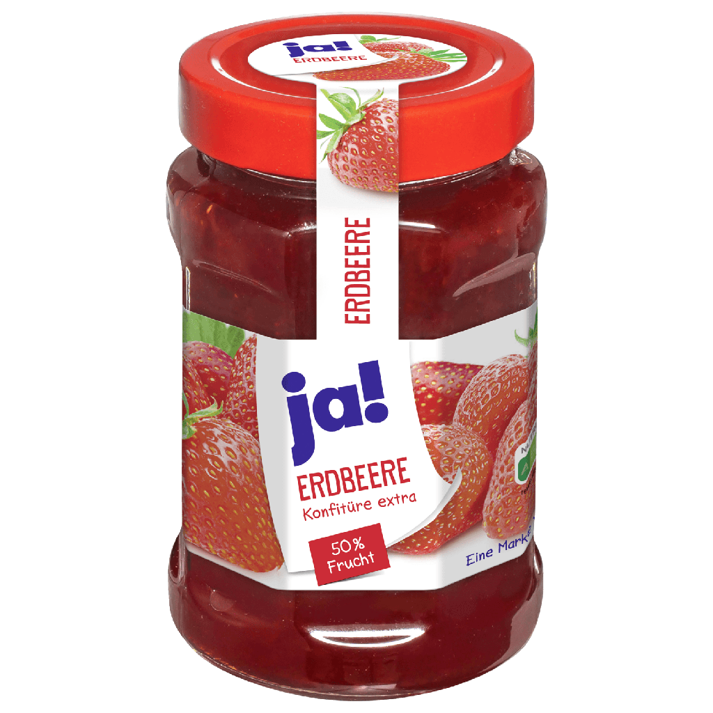 JA! CONFITURE FRAISE EXTRA 450G