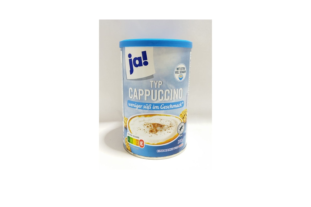 JA! CAPPUCINO WENIGER 200G