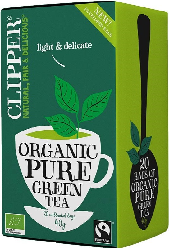 CLIPPER GREEN TEA PURE NATURAL 40G