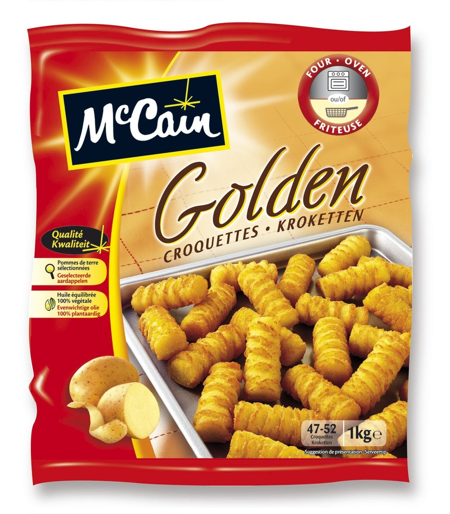 MCCAIN GOLDEN CROQUETTES 1KG