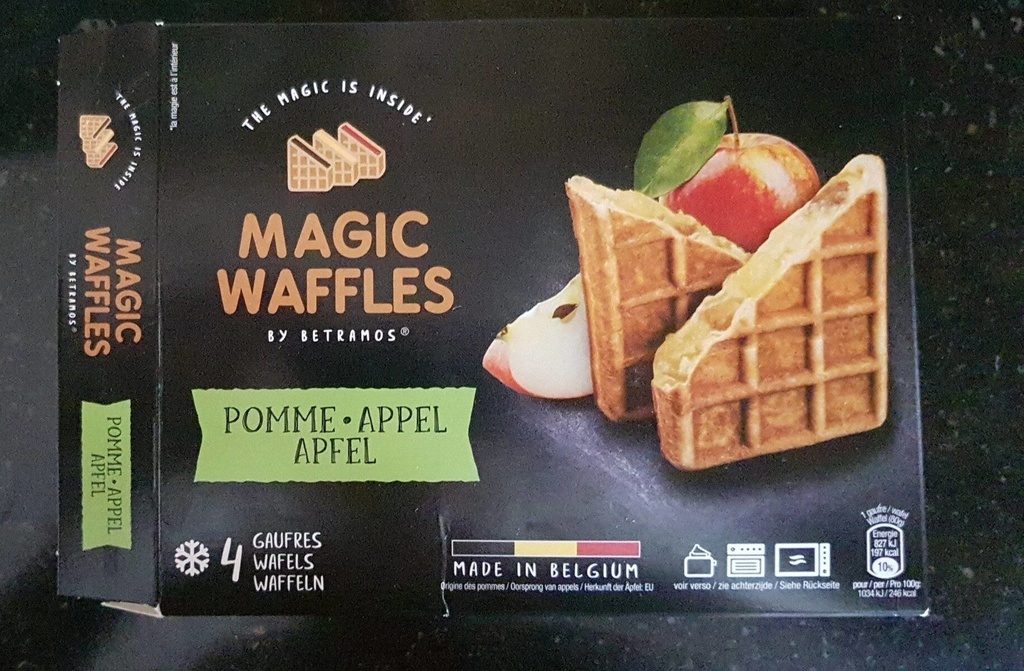 MAGIC  WAFFLES GAUFRES BELGES FOUREES AU POMME *4