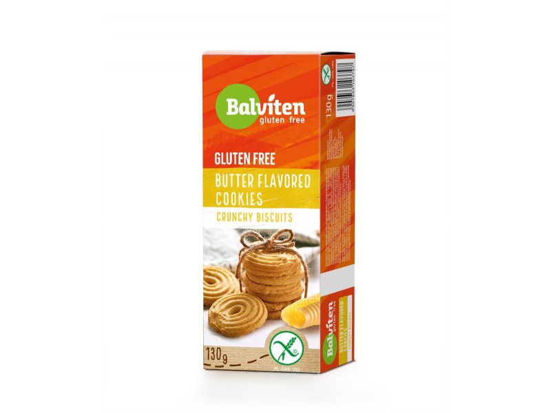 BUTTER CRUNCHY COOKIES SS GLUTEN 130G