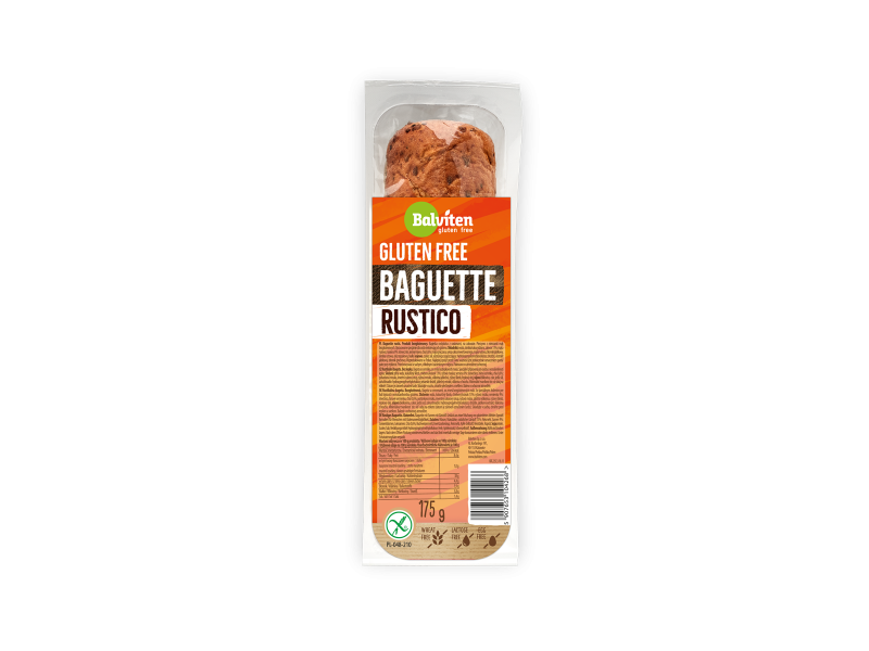 BAGUETTE RUSTIC SS GLUTEN 175G