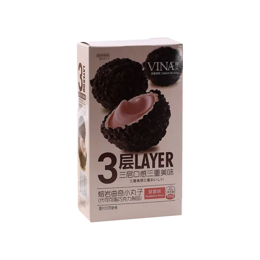 LAVA COOKIE BALLS  FRAISE 100G