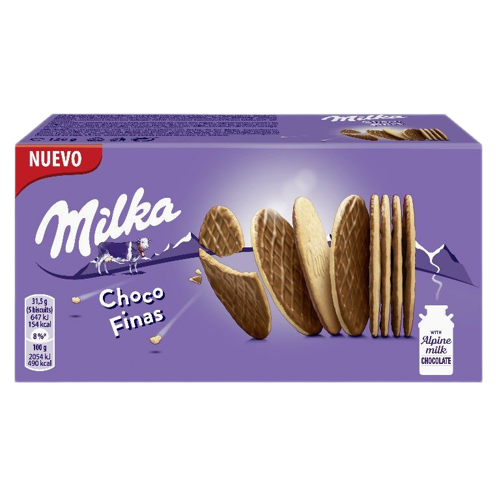 MILKA CHOCO THINS FINAS 126G