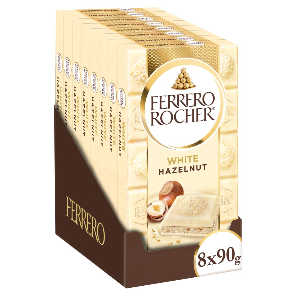 TABLETTE FERRERO ROCHER CHOCO BLANC 90G