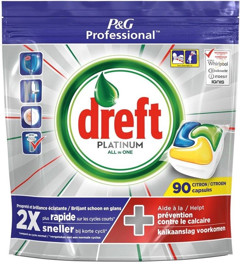 DREFT 90 CAPSULES POUR MACHINE A VAISSELLE