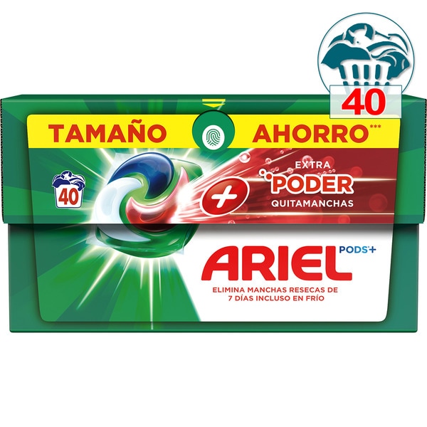 ARIEL PODS FRESCOR EXTRA PODER 40 CAPS