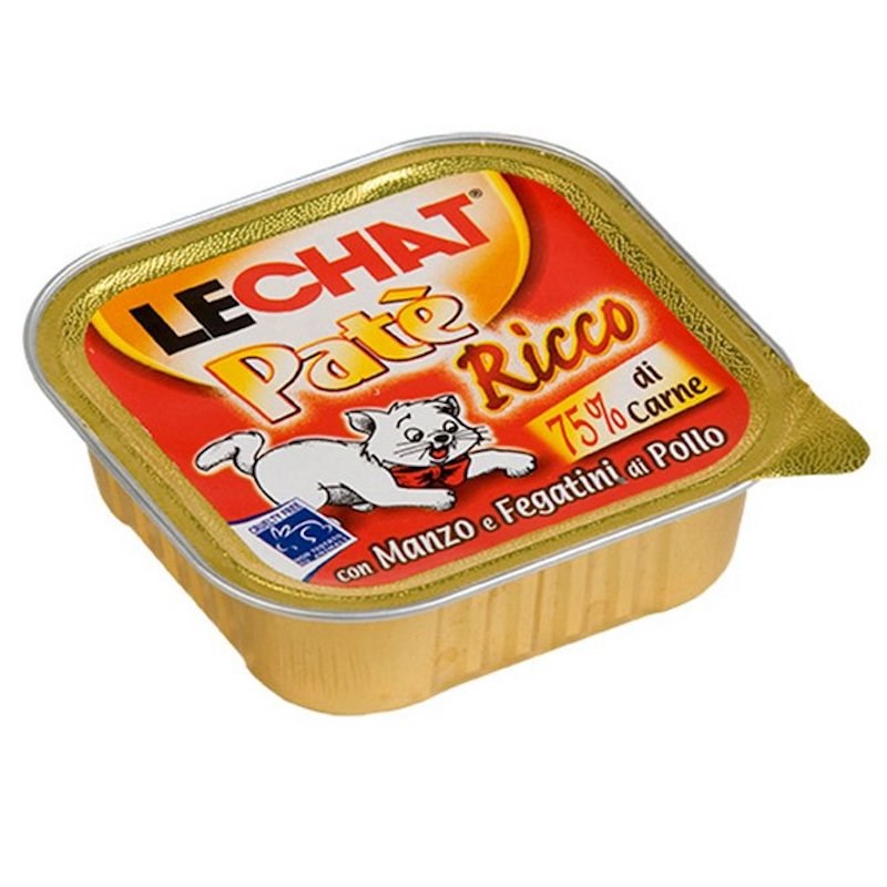 LE CHAT PATE RICO BOEUF 100G