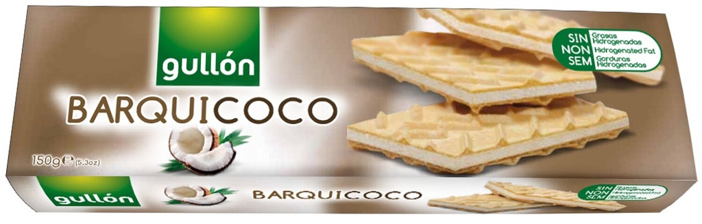 GULLON BARQUICOCO COCONUTWAFER 150G