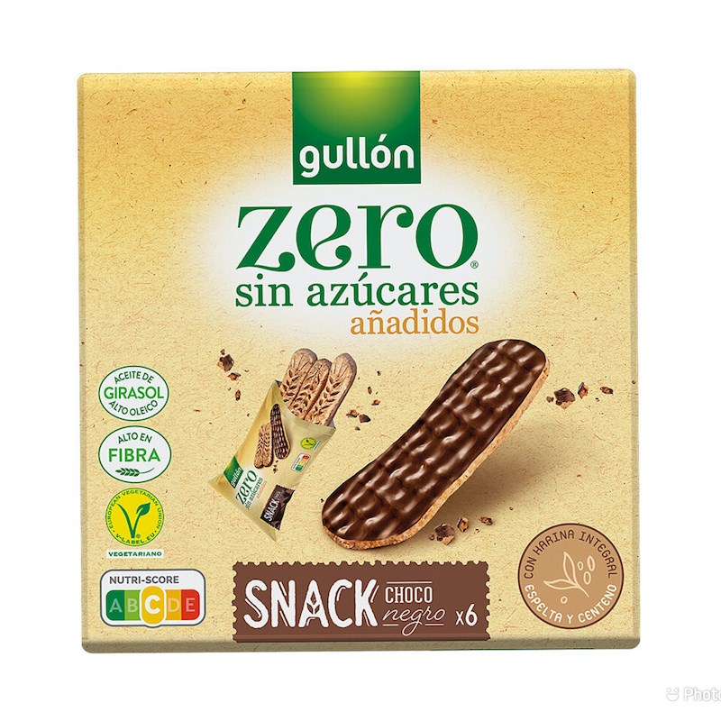 GULLON SNACK DARK CHOCO *6