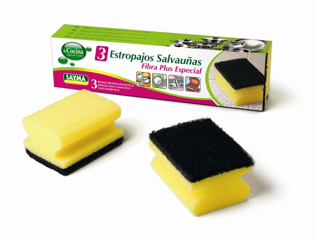EPONGE PROTEGE ONGLES NOIR *3