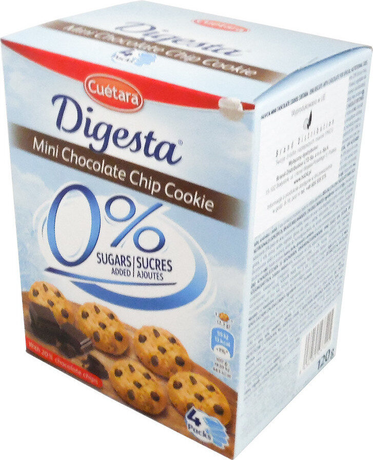 CUETERA MINI COOKIES SS SUCRE 120G