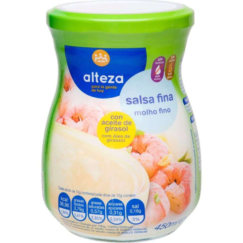 MAYONNAISE FINE ALTEZO 450ML