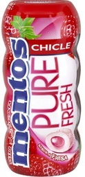 [80957447] MENTOS CHEWING-GUM PUR FRESH FRAISE 30G