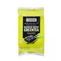 [818850020648] NICOS SEAWEED SNACK GREEN TEA  4G
