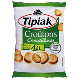 [3185200014105] TIPIAK CROÛTONS RONDS AIL 90G