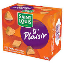 [3220033060001] ST LOUIS TI' PLAISIR MORCEAU DE SUCRE ROUX 500G