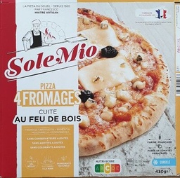 [3273640000663] SOLEMIO PIZZA 4 FROMAGE 430G 