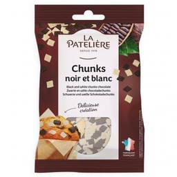 [3278584150528] LA PATELIERE BIO PEPITES DE CHOCOLATNOIR&amp;BLANCS100G