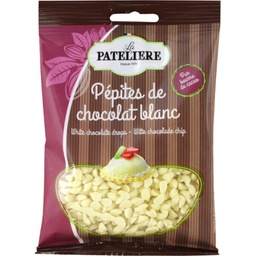 [3278584150665] LA PATELIERE BIO PEPITES DE CHOCOLAT BLANC 100G