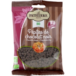 [3278584350027] LA PATELIERE BIO PEPITES DE CHOCOLAT NOIR 100G