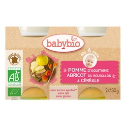 [3288131510736] BABYBIO POMME&amp;ABRICOT ET CEREALE