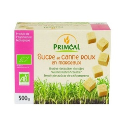 [3380380068447] PRIMEAL SUCRE DE CANNE ROUX MORCEAU 500G