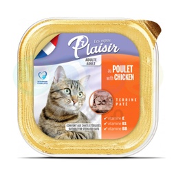 [3428460051191] PATE POUR CHAT ADULTE AU POULET 100G