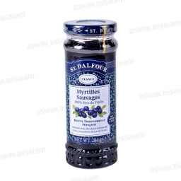 [3492390005531] ST DALFOUR CONFITURE MYRTILLES SAUVAGES 284G