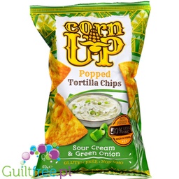 [3800233075373] CORN UP TORTILLA CHIPS SOUR CREAM GREEN ONION 60G