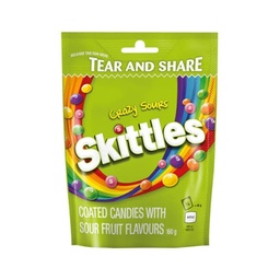 [4009900524247] SKITTLES CRAZY SOURS 160G