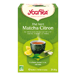 [4012824405332] YOGI TEA GREEN TEA MATCHA LEMON