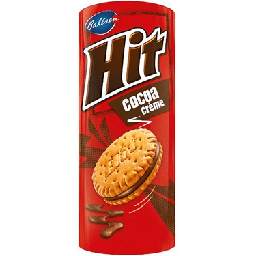 [4017100350535] BAHLSEN HIT BISCUIT CACOA CREME 134G