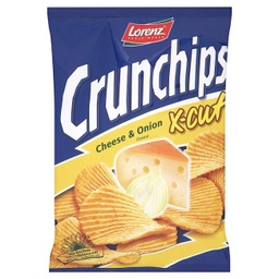 [4018077675409] LORENZ CHEESE ONION  X-CUT CRUNCHIPS 150G