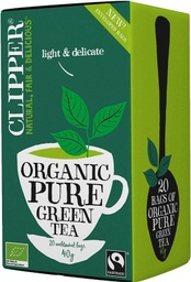 [5021991941634] CLIPPER GREEN TEA PURE NATURAL 40G