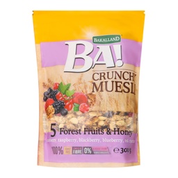 [5900749612388] MUESLI CRUNCH FRUITS DES BOIS ET MIEL 300G