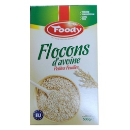 [6111255270286] FLOCONS D'AVOINE FOODY PETITES FEUILLES 500G