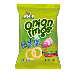 [6909409040799] OISHI CACKERS ONION RINGS  40G