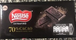 [7613035310506] NESTLE DARK CHOCOLAT 70% CACAO 120G